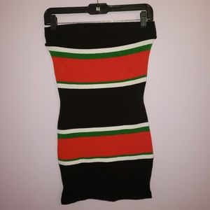 Windsor Multi Striped Fitted Dress